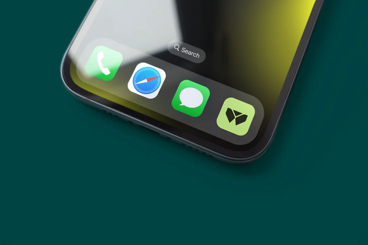 Web Innoventix app icon on an iPhone home screen