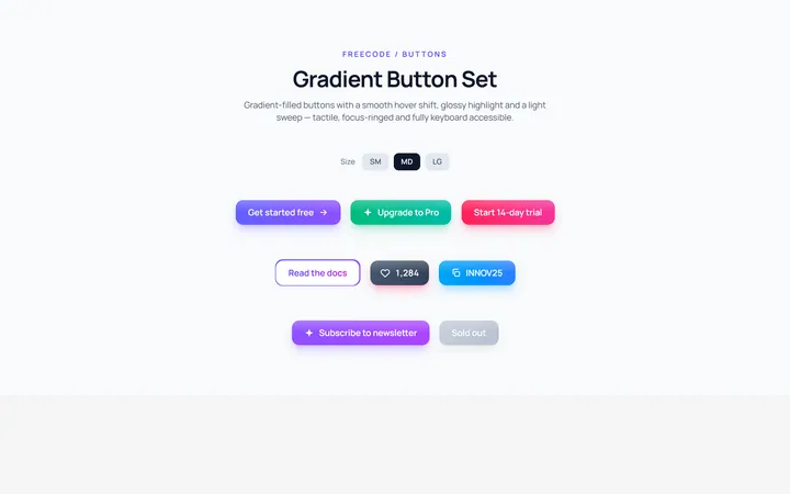 Gradient Set Button