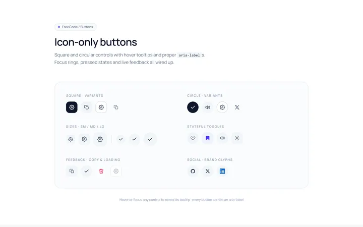 Icon Only Button