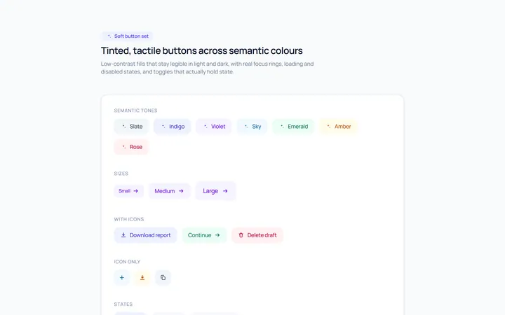 Soft Set Button