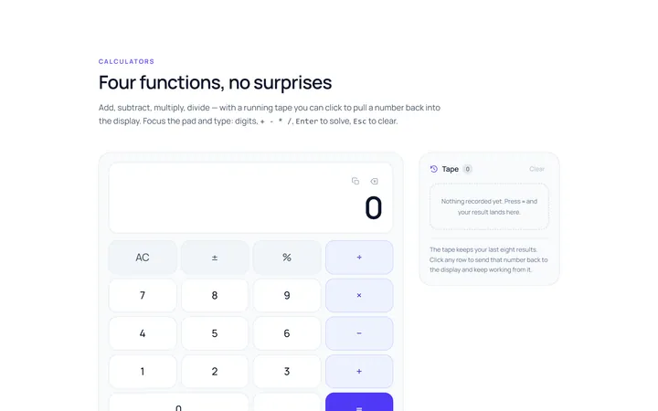 Calculator Basic