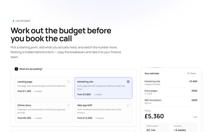 Calculator Pricing