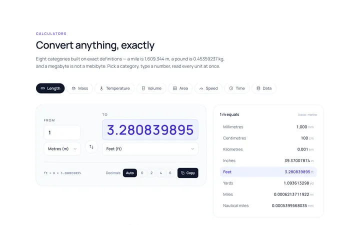 Calculator Unit Converter