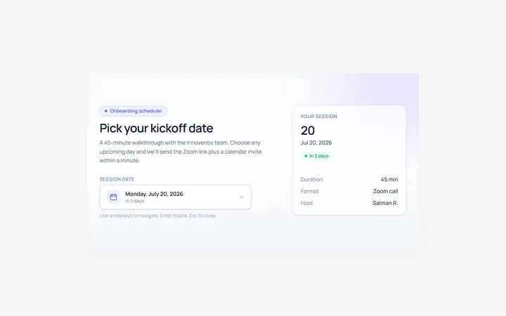 Calendar Date Picker