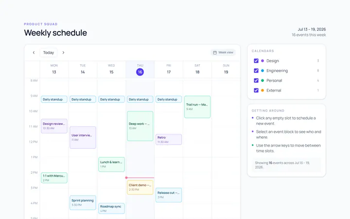 Calendar Week