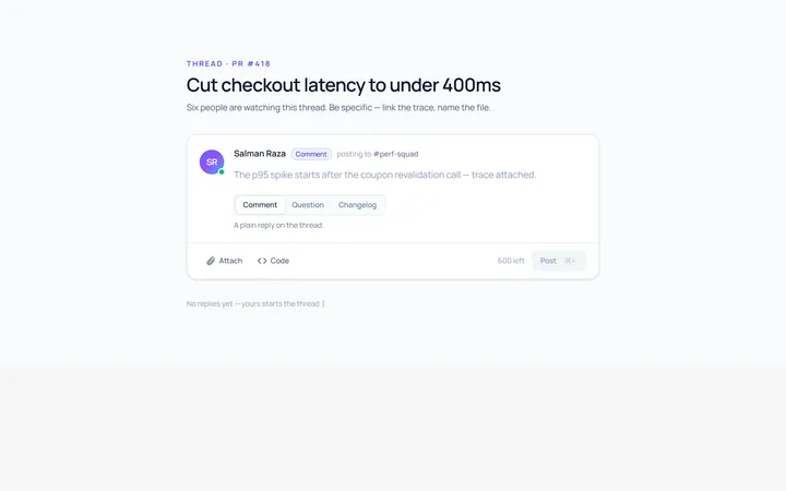 Comments Form