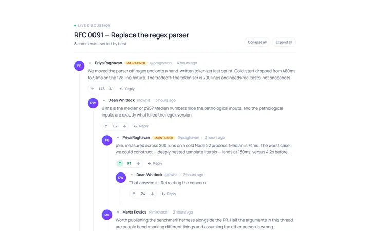Comments Nested