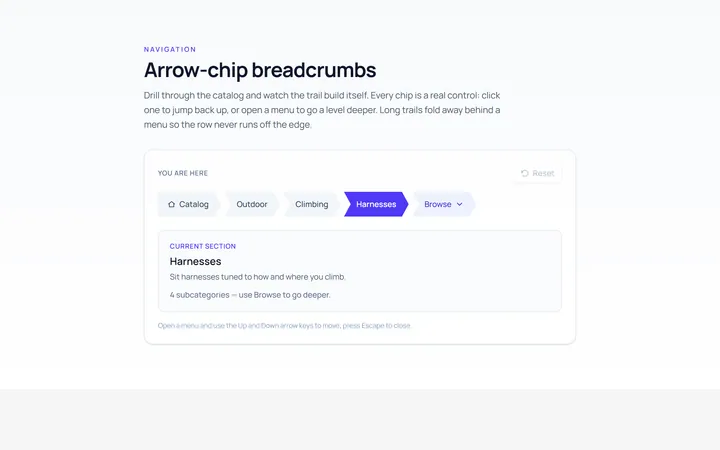 Arrow Breadcrumb