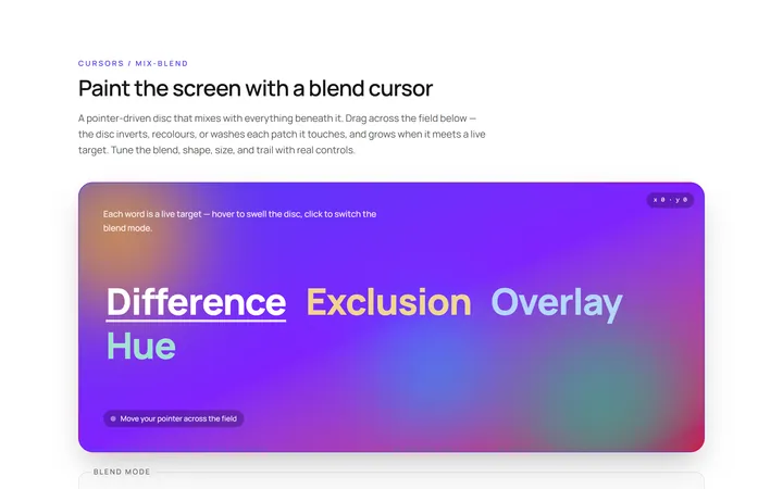 Blend Cursor
