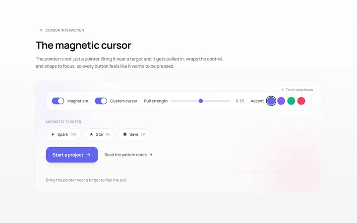 Magnetic Cursor