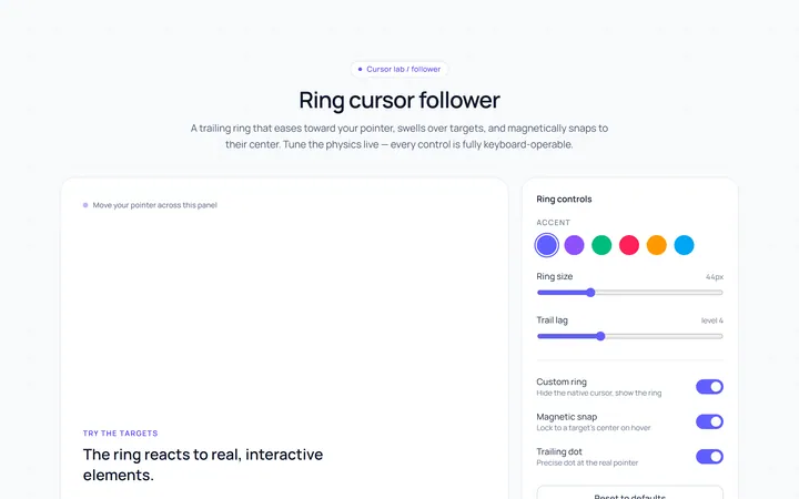 Ring Cursor