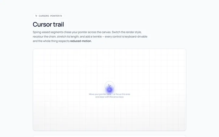 Trail Cursor