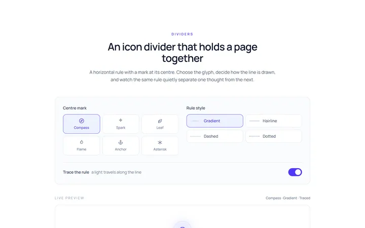 Icon Divider
