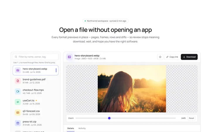 File Manager Preview
