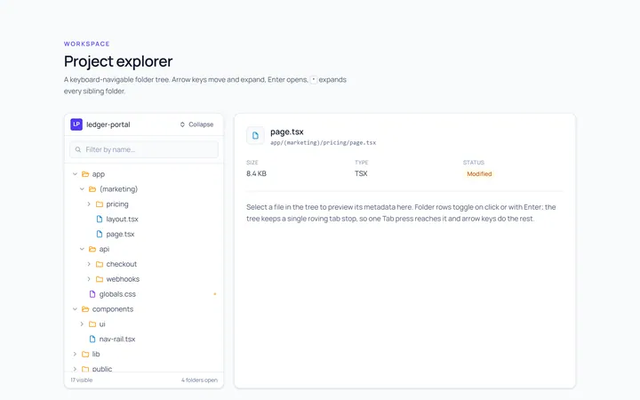 File Manager Tree