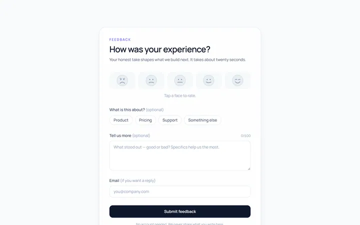 Feedback Form