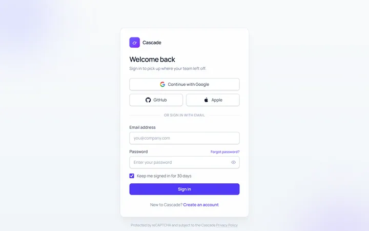 Login Form