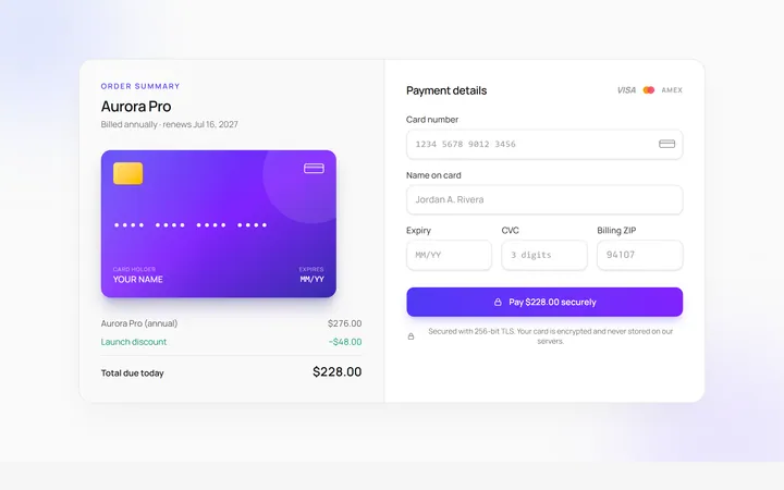 Payment Form