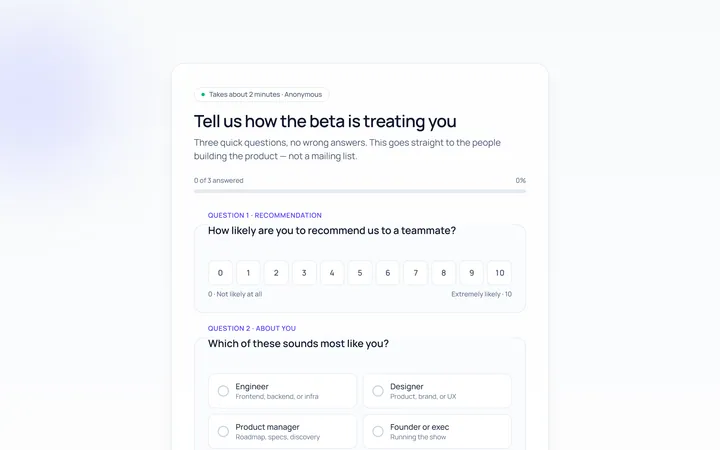 Survey Form