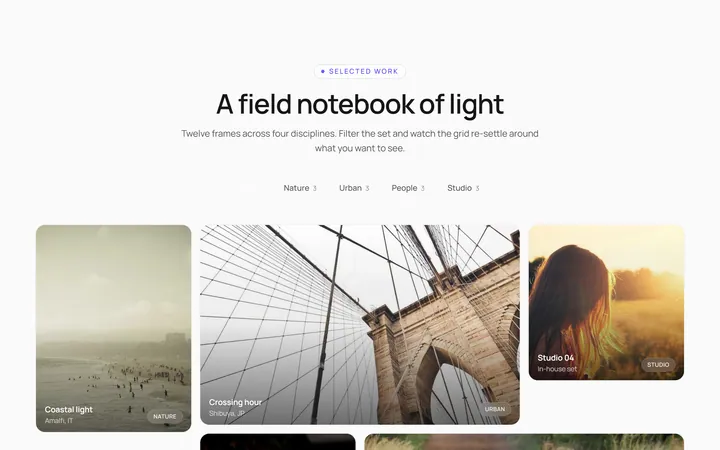 Filterable Gallery