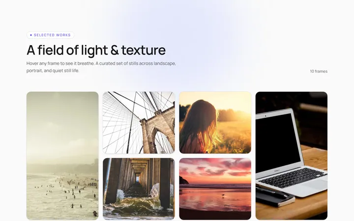 Hover Caption Gallery
