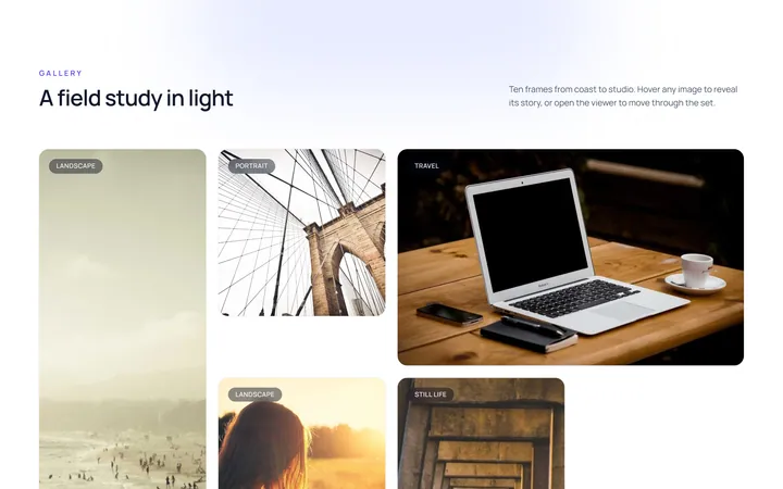 Hover Zoom Overlay Gallery