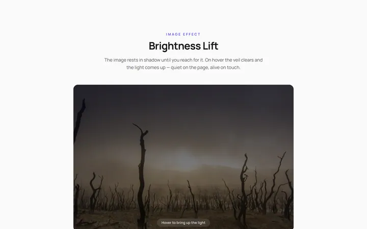 Brightness Lift Effect