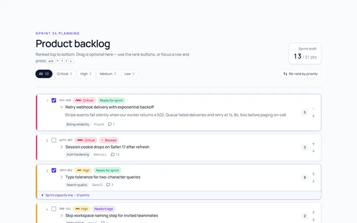 Kanban Backlog
