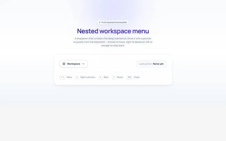 Nested Menu