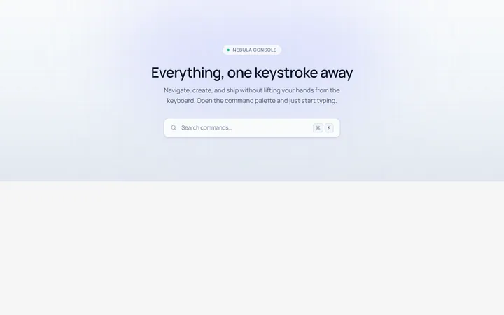 Command Palette Modal