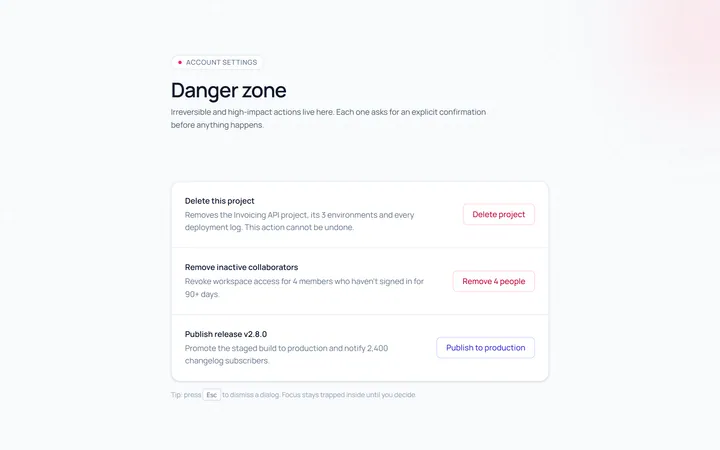 Confirm Modal