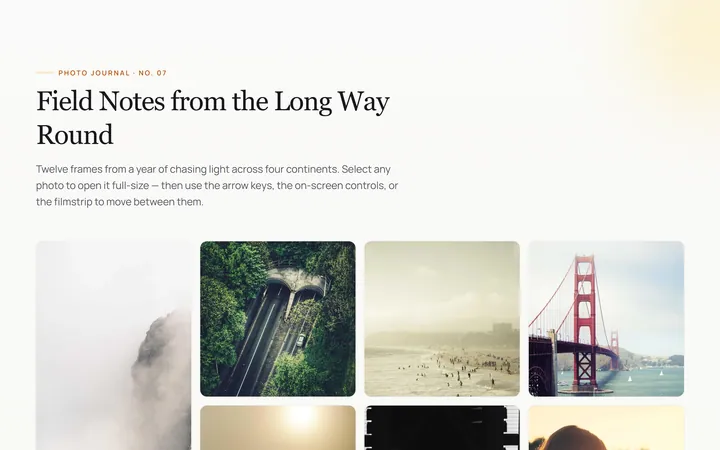 Image Lightbox Modal