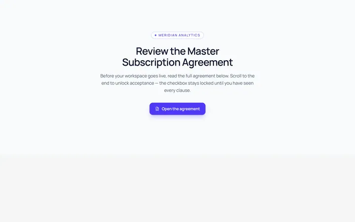 Scroll Modal