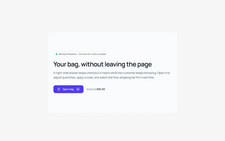 Side Drawer Modal