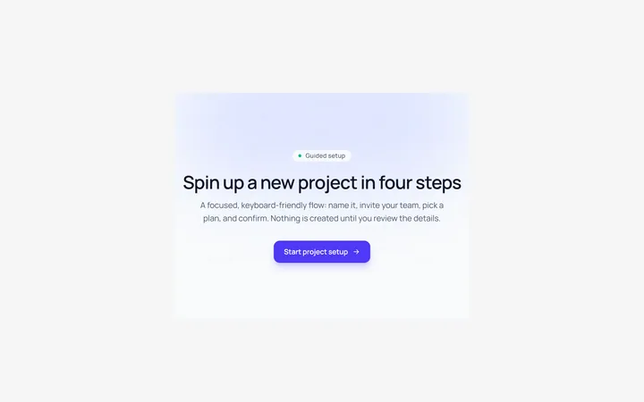 Steps Modal