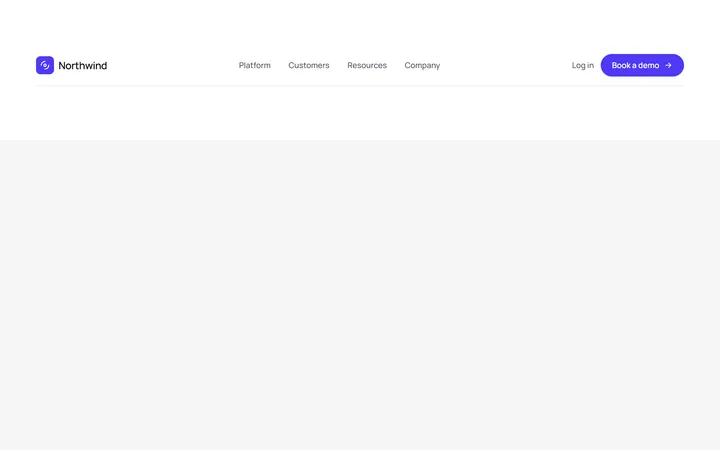Left Logo Navbar With CTA