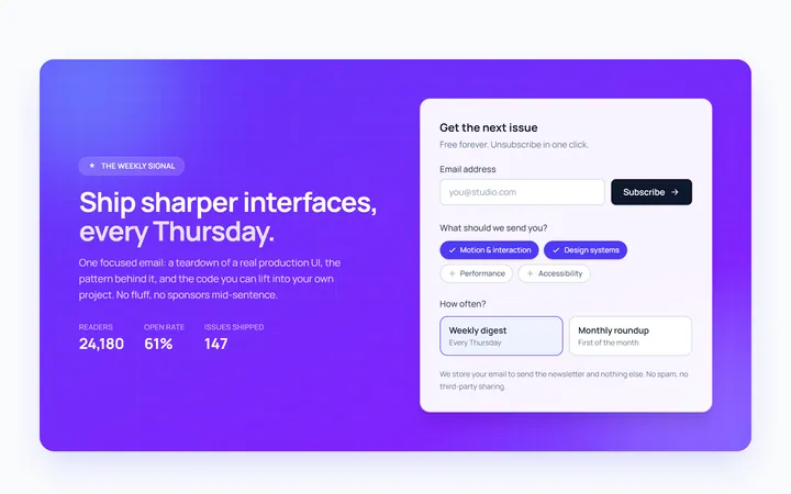 Gradient Newsletter