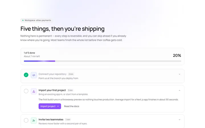 Onboarding Get Started