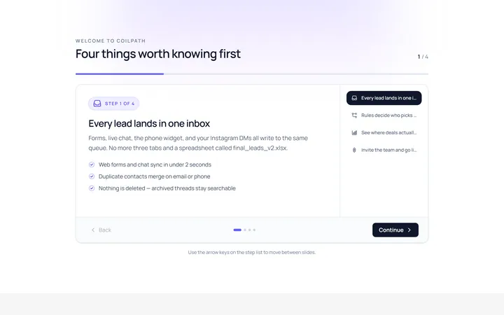 Onboarding Slides