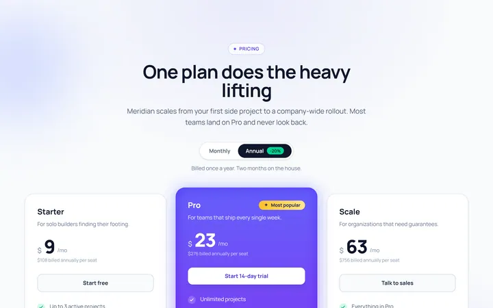 Single Highlight Pricing