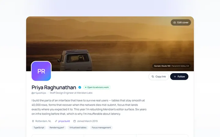 Profile Cover