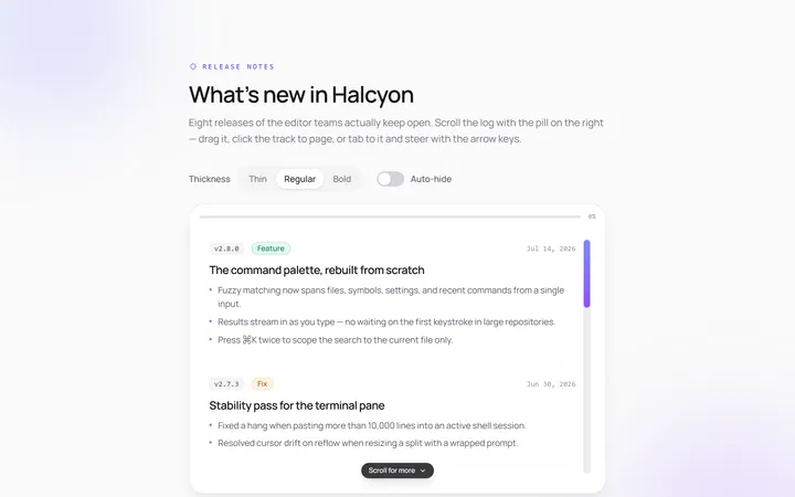 Rounded Scrollbar