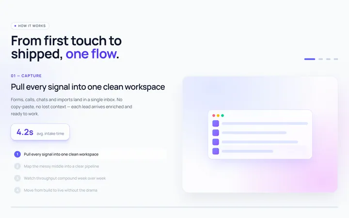 Pinned Scroll Steps