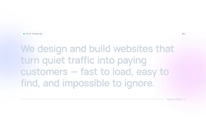 Scroll Text Highlight