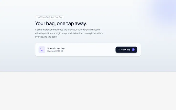 Drawer Right Sidebar