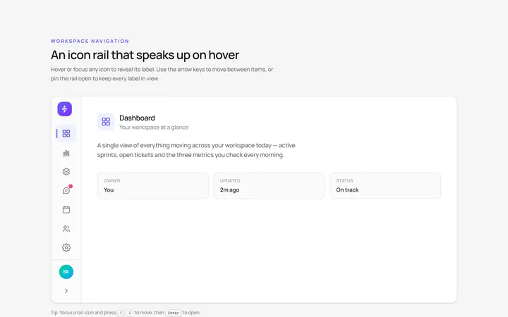 Icons Sidebar