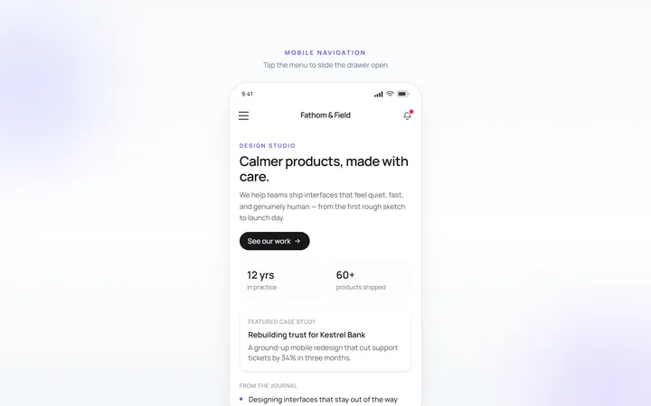 Mobile Sidebar