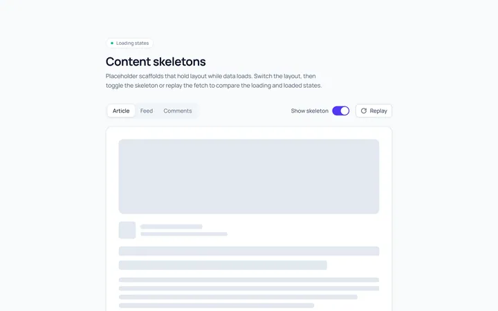 Article Skeleton