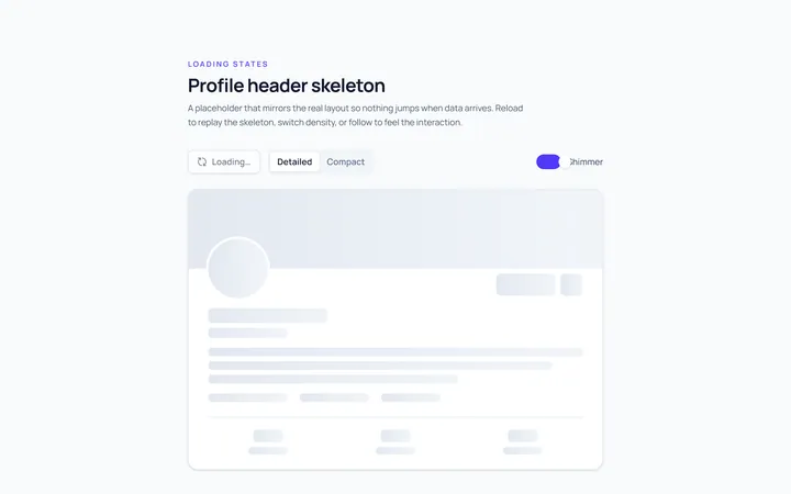Profile Skeleton