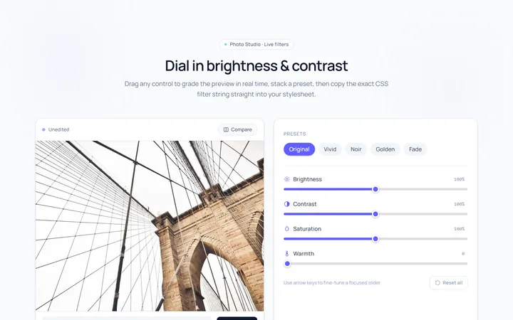 Brightness Slider